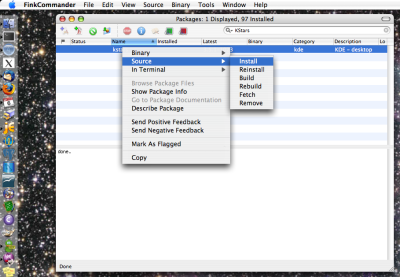 Small Version of Install KStars