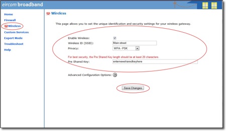 Secure WiFi - Enter New Details