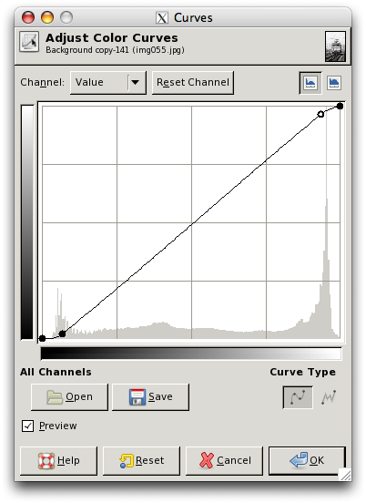Partial B & W Example - Curves