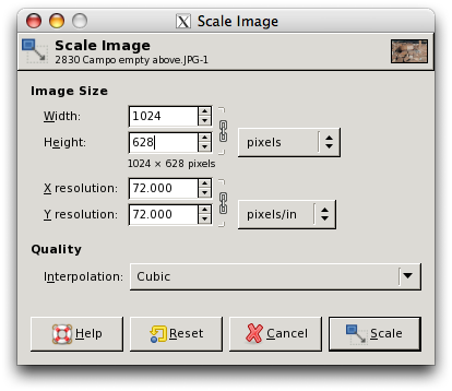 Tilt-Shift Photography Demo - Scale Image