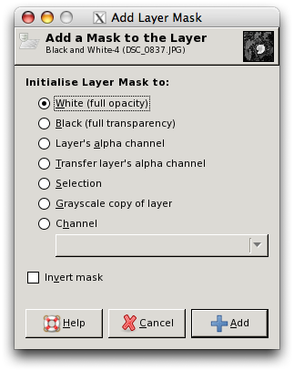 Add Layer Mask