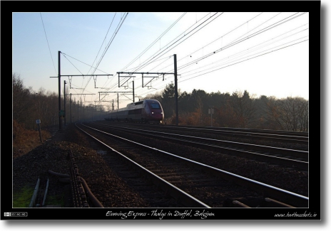 Evening Express - Thalys in Duffel, Belgium