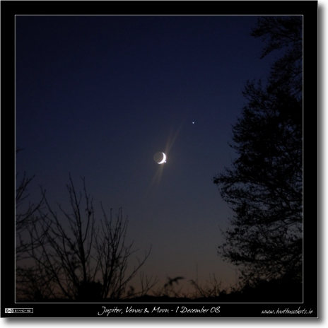 Jupiter, Venus & Moon Conjunction