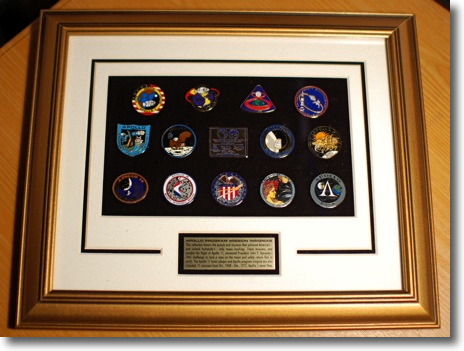 Apollo Mission Patches presented to me by IFAS