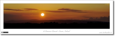 A Cavan Sunset - Silhouetted