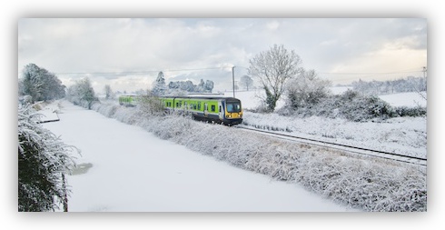 A winter commute