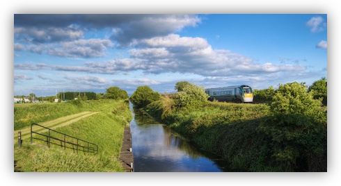 Evening along the Royal Canal