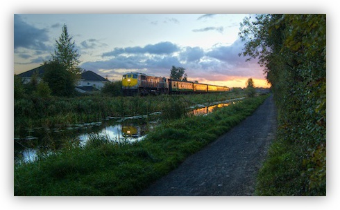 RPSI Rail Tour at Dusk