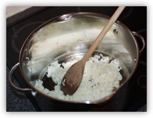 Finely Chop and Fry the Onions