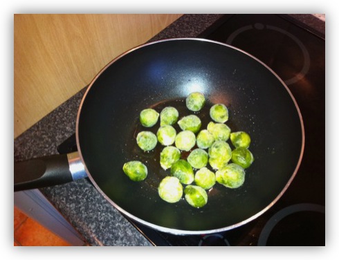 Fry the Sprouts in some Oil on a Medium Heat