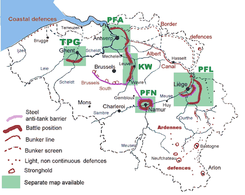 Belgian Fortifications - 1940