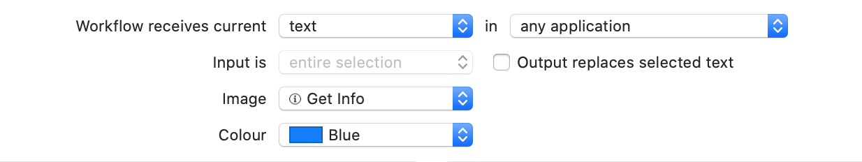 Screenshot showing automation action that takes text input in any app and does not replace it